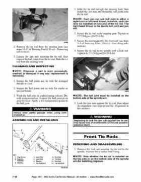 2002 Arctic Cat Snowmobiles Factory Service Manual, Page 401