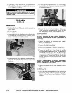 2002 Arctic Cat Snowmobiles Factory Service Manual, Page 403