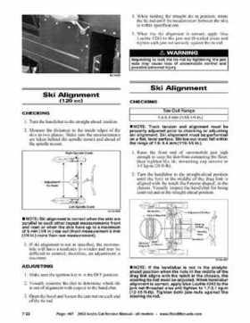 2002 Arctic Cat Snowmobiles Factory Service Manual, Page 407