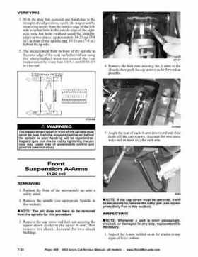 2002 Arctic Cat Snowmobiles Factory Service Manual, Page 409