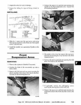 2002 Arctic Cat Snowmobiles Factory Service Manual, Page 410