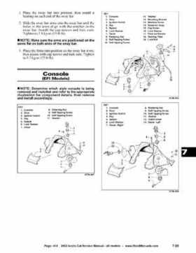 2002 Arctic Cat Snowmobiles Factory Service Manual, Page 414