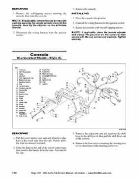 2002 Arctic Cat Snowmobiles Factory Service Manual, Page 415