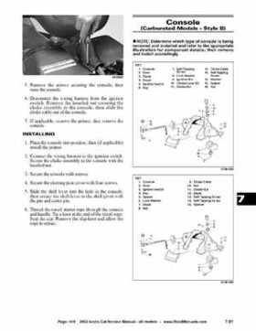 2002 Arctic Cat Snowmobiles Factory Service Manual, Page 416