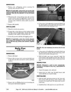2002 Arctic Cat Snowmobiles Factory Service Manual, Page 419