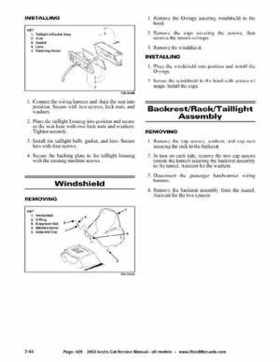 2002 Arctic Cat Snowmobiles Factory Service Manual, Page 429