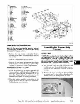 2002 Arctic Cat Snowmobiles Factory Service Manual, Page 434