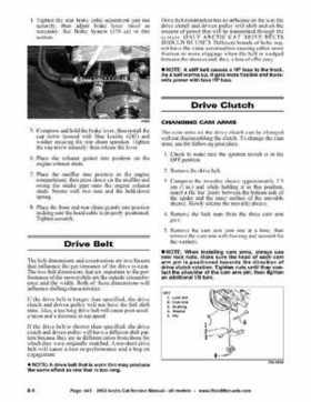 2002 Arctic Cat Snowmobiles Factory Service Manual, Page 443