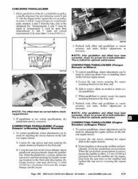 2002 Arctic Cat Snowmobiles Factory Service Manual, Page 456