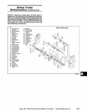 2002 Arctic Cat Snowmobiles Factory Service Manual, Page 458