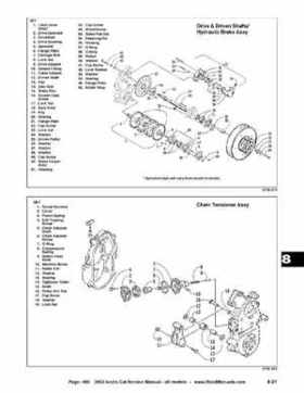 2002 Arctic Cat Snowmobiles Factory Service Manual, Page 460
