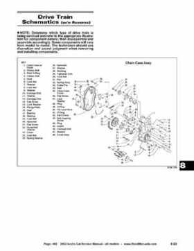 2002 Arctic Cat Snowmobiles Factory Service Manual, Page 462
