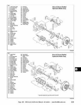 2002 Arctic Cat Snowmobiles Factory Service Manual, Page 464