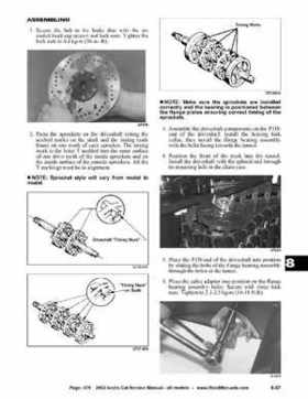 2002 Arctic Cat Snowmobiles Factory Service Manual, Page 476