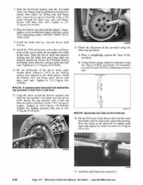 2002 Arctic Cat Snowmobiles Factory Service Manual, Page 477