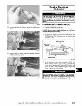 2002 Arctic Cat Snowmobiles Factory Service Manual, Page 482