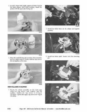 2002 Arctic Cat Snowmobiles Factory Service Manual, Page 487