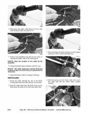 2002 Arctic Cat Snowmobiles Factory Service Manual, Page 491