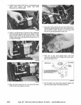 2002 Arctic Cat Snowmobiles Factory Service Manual, Page 497