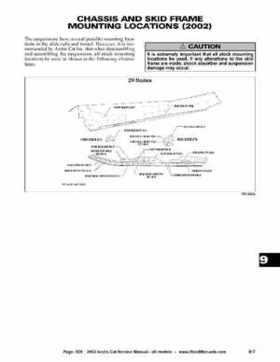 2002 Arctic Cat Snowmobiles Factory Service Manual, Page 526