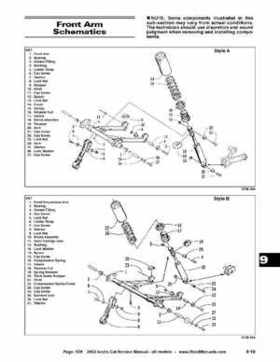 2002 Arctic Cat Snowmobiles Factory Service Manual, Page 538