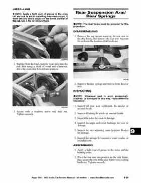 2002 Arctic Cat Snowmobiles Factory Service Manual, Page 558
