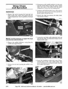 2002 Arctic Cat Snowmobiles Factory Service Manual, Page 563