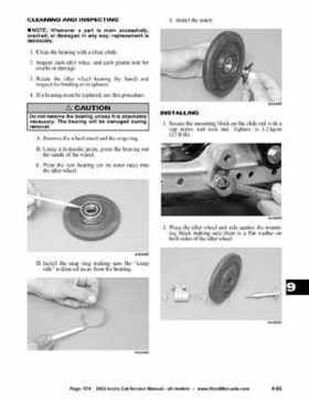 2002 Arctic Cat Snowmobiles Factory Service Manual, Page 574