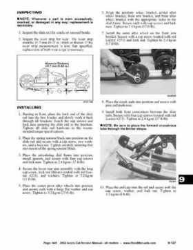 2002 Arctic Cat Snowmobiles Factory Service Manual, Page 646