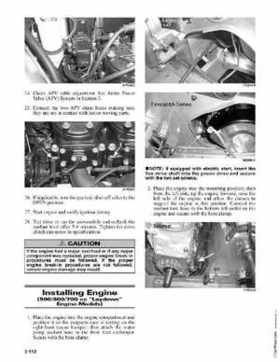 2005 Arctic Cat Snowmobiles Factory Service Manual, Page 124