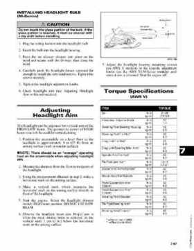 2005 Arctic Cat Snowmobiles Factory Service Manual, Page 449