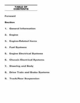 2006 Arctic Cat Snowmobiles Factory Service Manual, Page 3