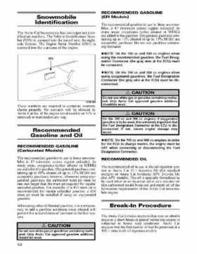 2006 Arctic Cat Snowmobiles Factory Service Manual, Page 5