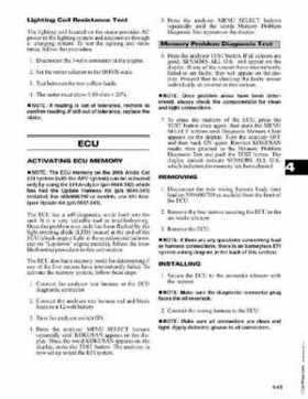 2006 Arctic Cat Snowmobiles Factory Service Manual, Page 185
