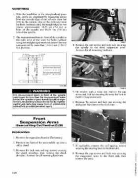 2006 Arctic Cat Snowmobiles Factory Service Manual, Page 287
