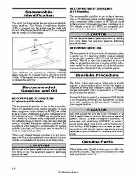 2007 Arctic Cat Factory Service Manual, 2009 Revision., Page 2