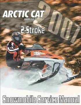 2007 Arctic Cat Two-Stroke Factory Service Manual, Page 1