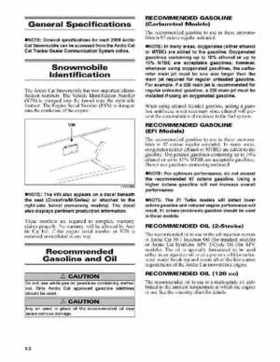 2009 Arctic Cat Snowmobiles Factory Service Manual, Page 2