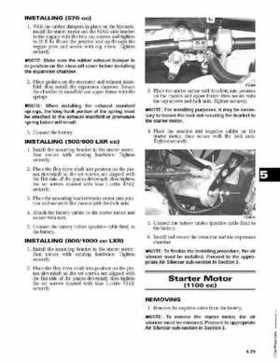 2009 Arctic Cat Snowmobiles Factory Service Manual, Page 379