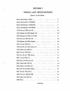 1972-1981 Polaris Snowmobiles Master Repair Manual, Page 2