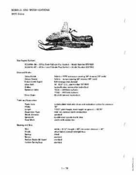 1972-1981 Polaris Snowmobiles Master Repair Manual, Page 33
