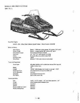 1972-1981 Polaris Snowmobiles Master Repair Manual, Page 73