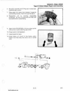 1985-1995 Polaris Snowmobiles Master Repair Manual, Page 481