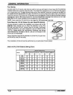 2003 Polaris 3 PRO X Factory Service Manual, Page 8