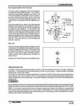 2003 Polaris 3 PRO X Factory Service Manual, Page 108