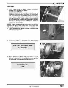 2004 Polaris Pro X Factory Service Manual, Page 99