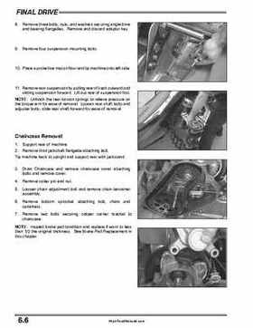 2004 Polaris Pro X Factory Service Manual, Page 148