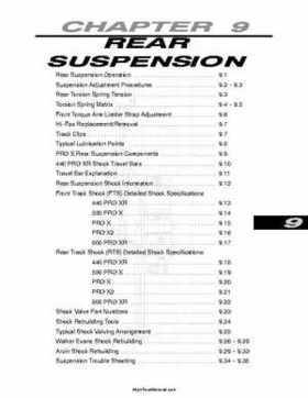 2004 Polaris Pro X Factory Service Manual, Page 181