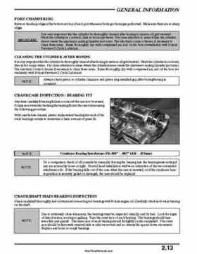 2005 Polaris Deep Snow Factory Service Manual, Page 35