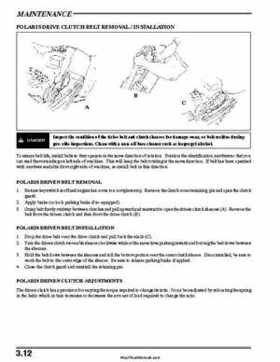 2005 Polaris Deep Snow Factory Service Manual, Page 57